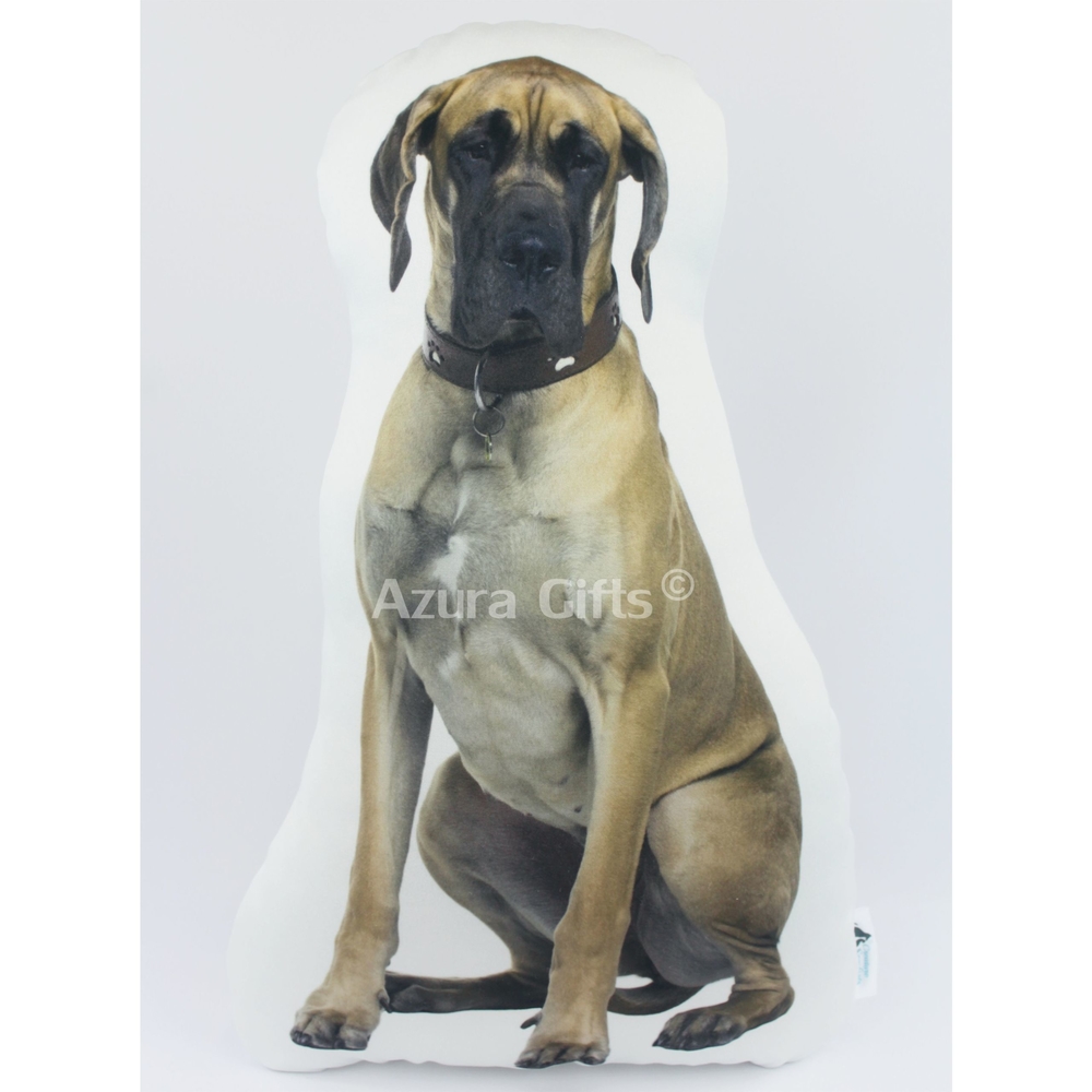 Great Dane Shaped Dog Cushion