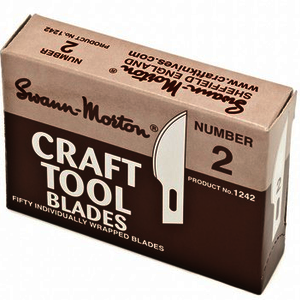 Swann Morton® No.2 Craft Tool Blades (50 Pack) 1242