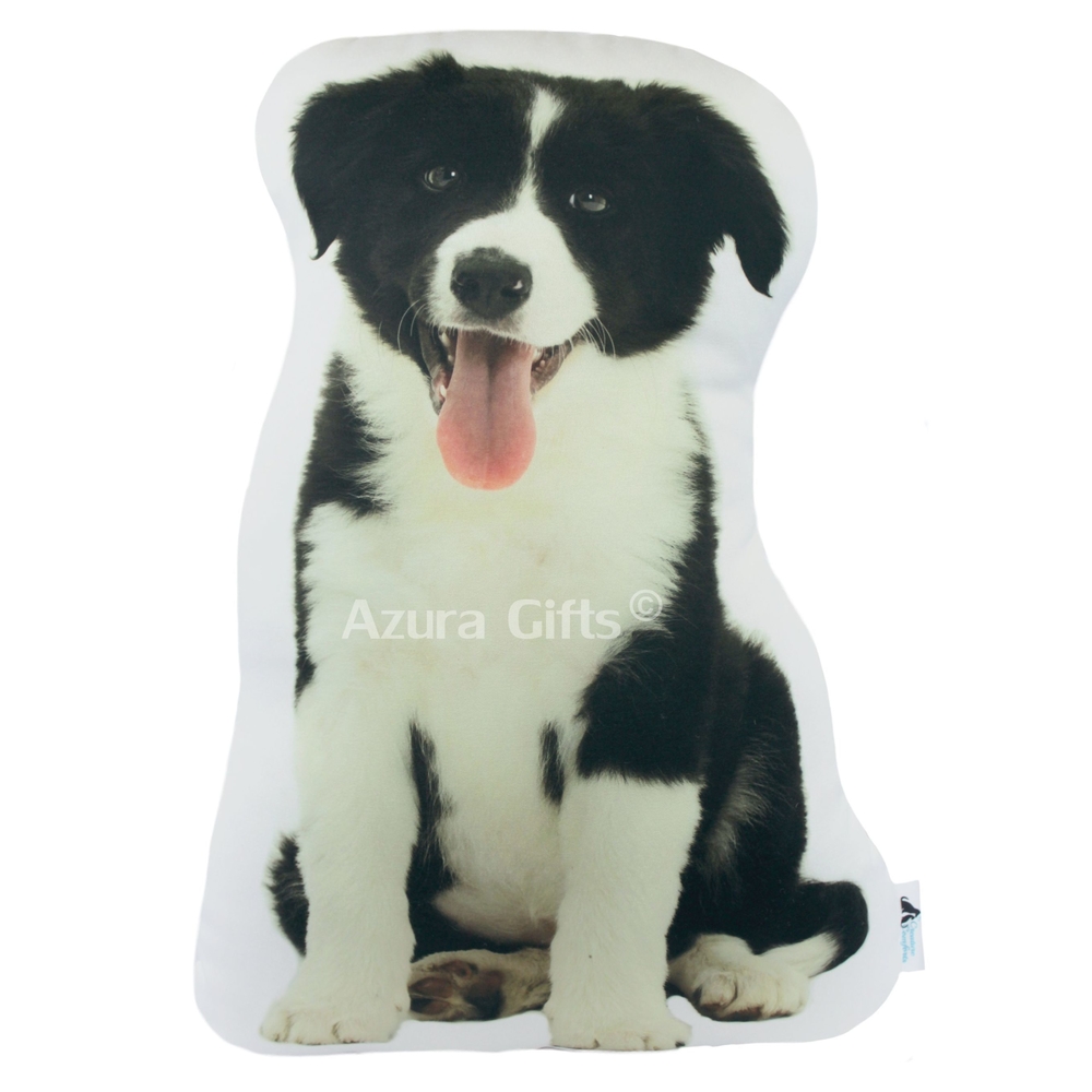 Border Collie Shaped Dog Cushion