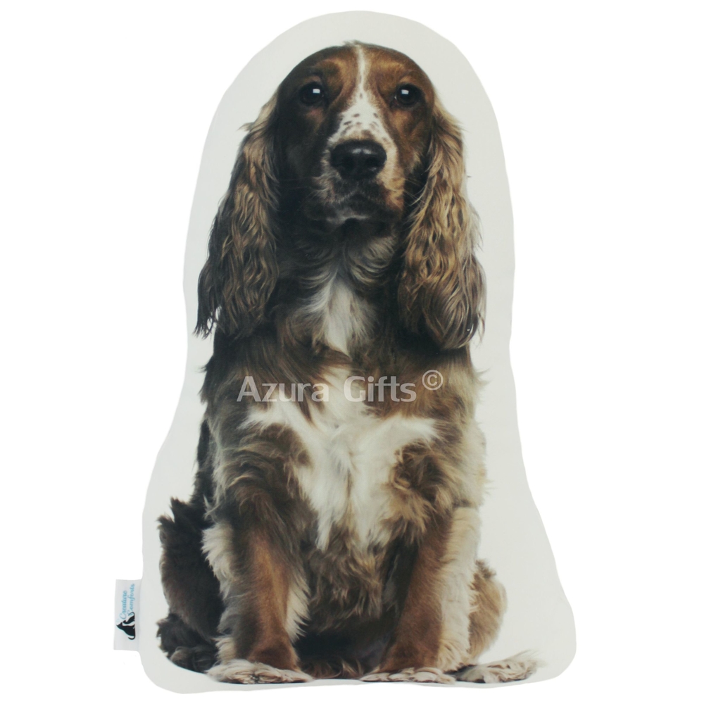 English Cocker Spaniel Shaped Dog Cushion