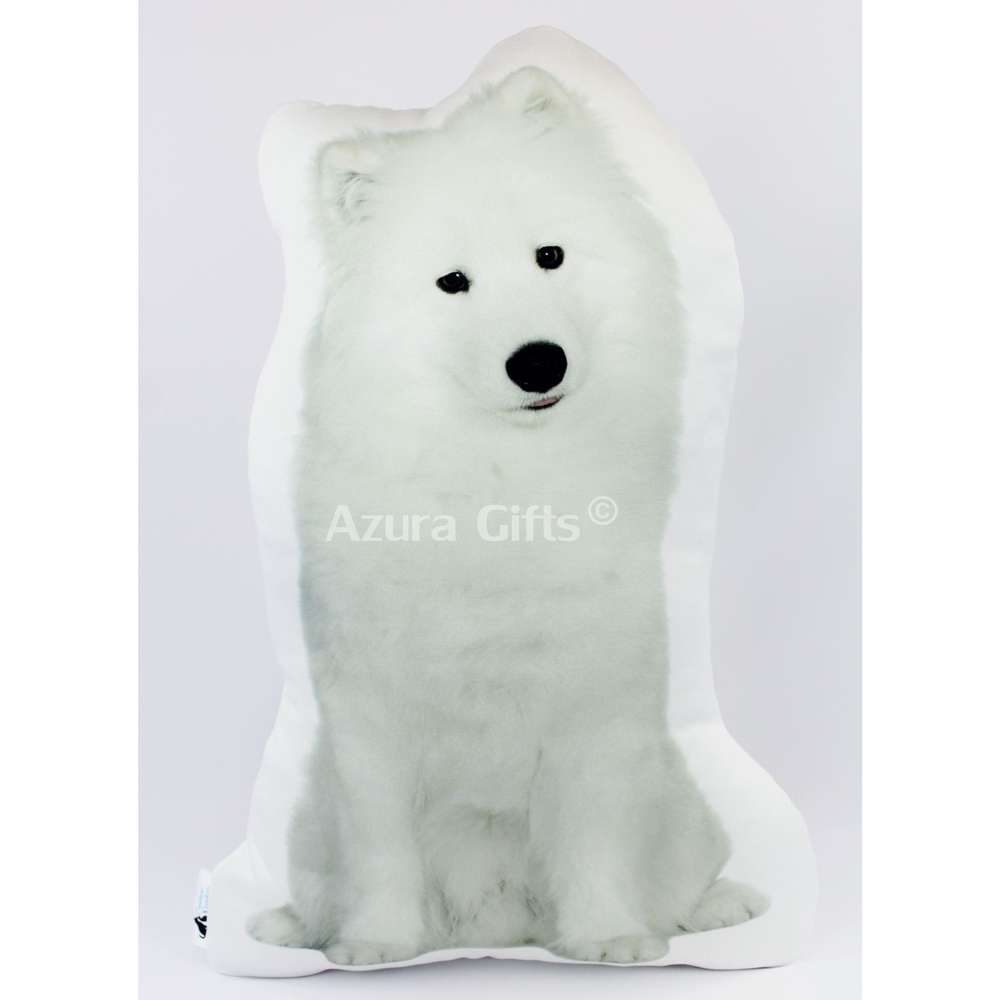Samoyed Shaped Dog Cushion