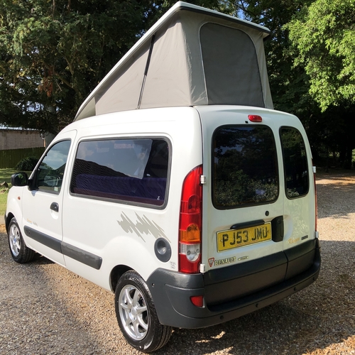 2003(53)reg Renault Kangoo 1.5 DCi Micro Camper Van 2 Berth - 67181 miles