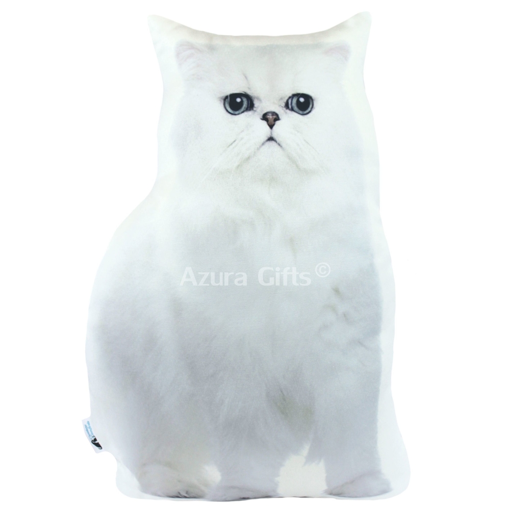 Chinchilla Persian Shaped Cat Cushion