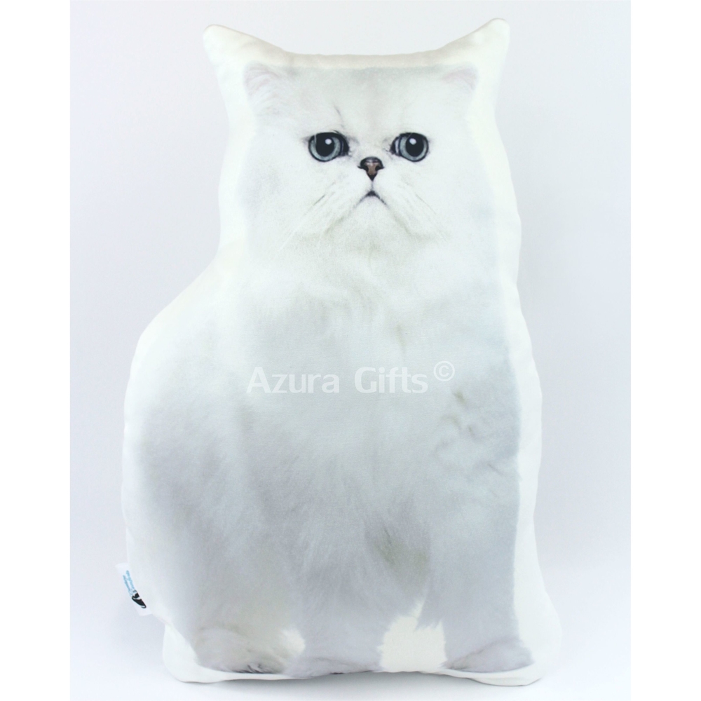 Chinchilla Persian Shaped Cat Cushion