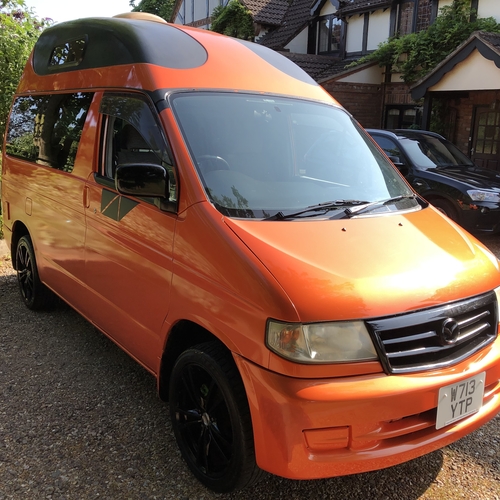 2000(W)reg Mazda Bongo Camper Van 2 Berth 2.0 Petrol Automatic - Orange Metallic