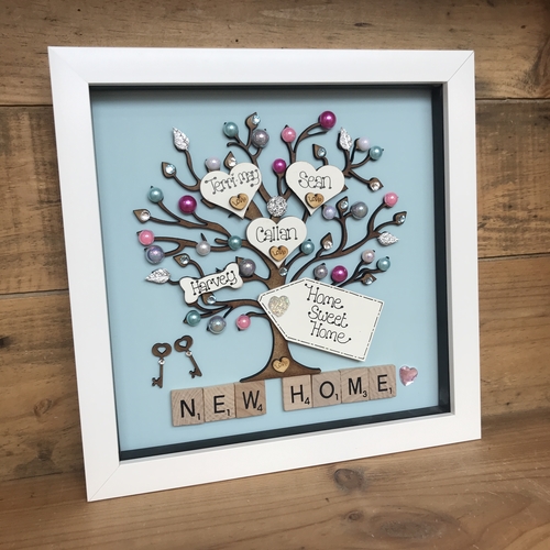 “New Home’’ Family Tree Frame