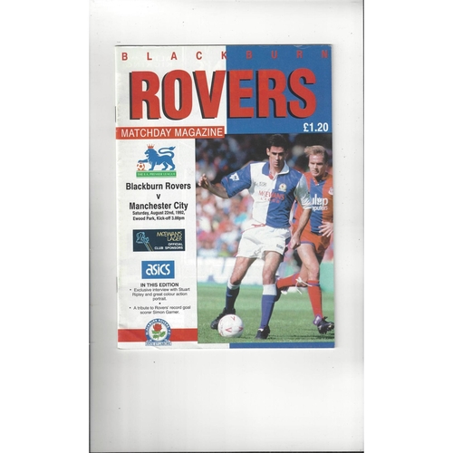 Blackburn Rovers Home Football Programmes