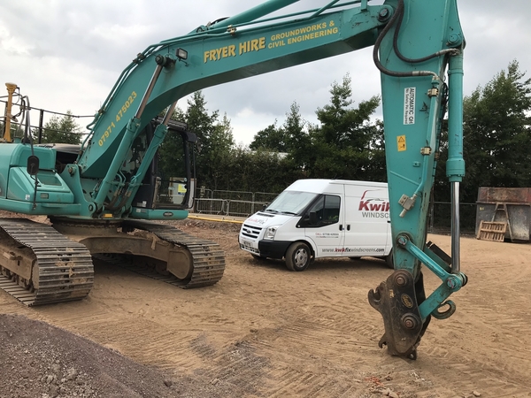 New Holland kobelco windscreen in Radstock