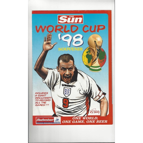 1998 World Cup Pack of 10 Various items