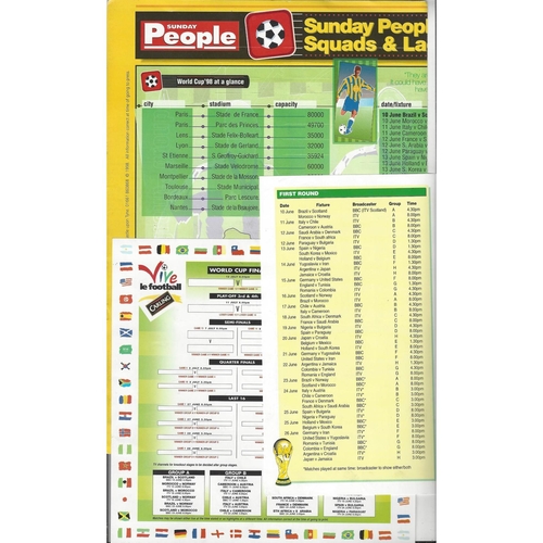 1998 World Cup Pack of 10 Various items