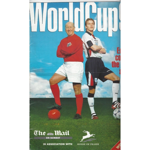 1998 World Cup Wall Chart & the Mail Magazine