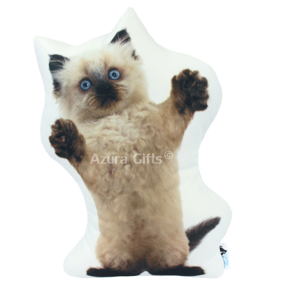 Playful Persian Shaped Cat Cushion