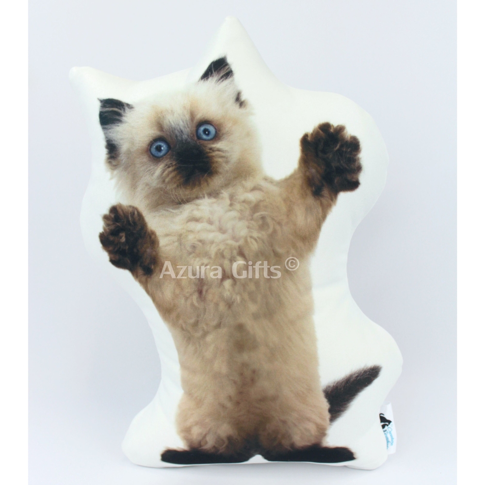 Playful Persian Shaped Cat Cushion