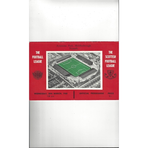Inter League Football Programmes