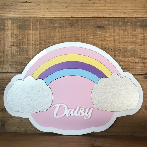Rainbow door plaque