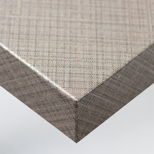 Cover Styl'® NE37 - Silver & Brown Lined Pattern