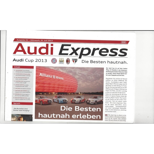 Audi Cup Bayern Munich, Manchester City, AC Milan, FC Sao Paulo 2013 - 31st July