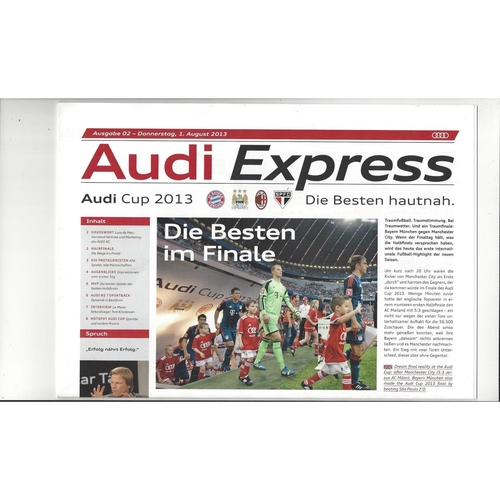 Audi Cup Final Bayern Munich, Manchester City, AC Milan, FC Sao Paulo 2013