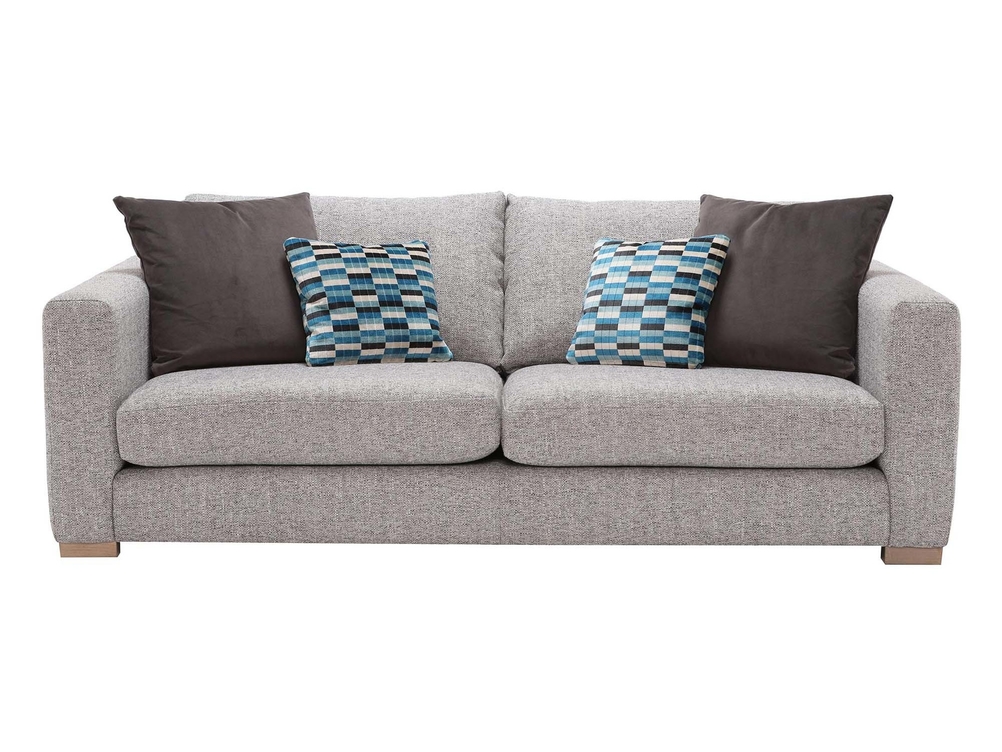 VERSAILLE SEATER  SOFA IN GREY LISABON