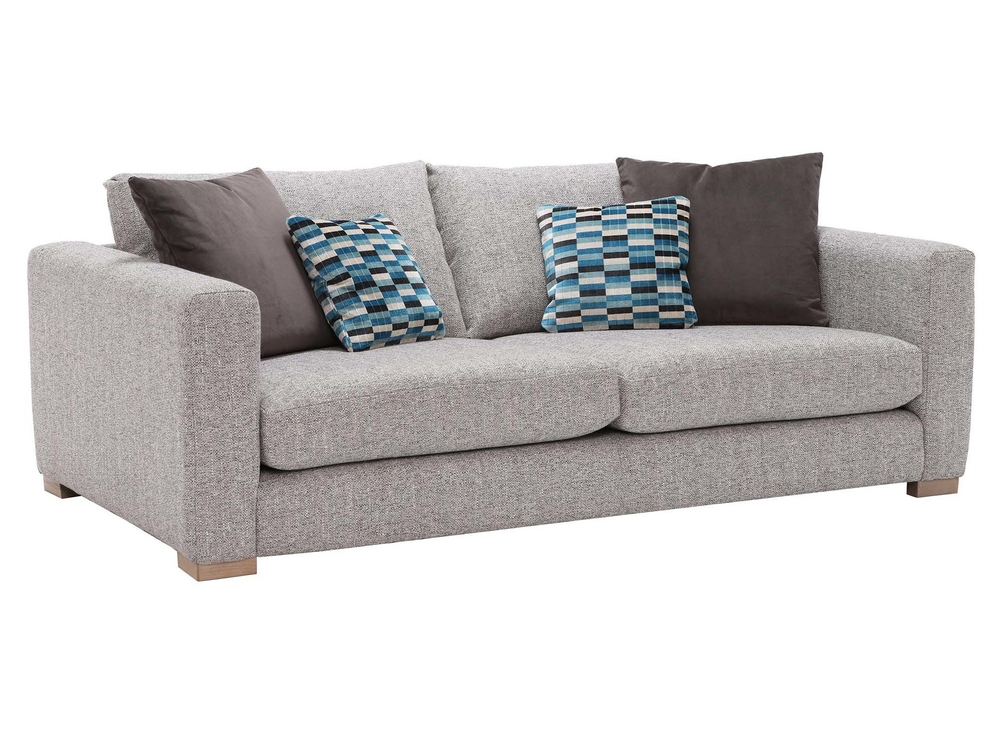 VERSAILLE SEATER  SOFA IN GREY LISABON