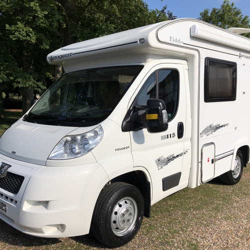 Elddis Autoquest 115 Motorhome 2 Berth 2008 Peugeot Boxer 1 Owner 35624 Miles