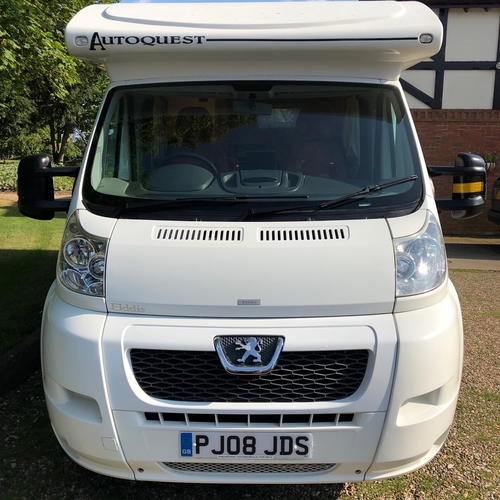Elddis Autoquest 115 Motorhome 2 Berth 2008 Peugeot Boxer 1 Owner 35624 Miles