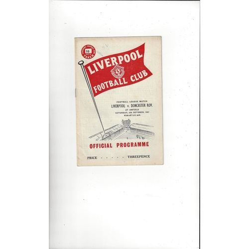Liverpool Home Football Programmes