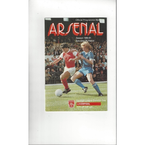 Arsenal Home Football Programmes