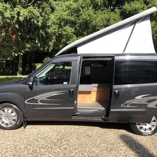 2011 (61)reg Fiat Doblo 16v SX Multijet Micro Camper Van 2 Berth - 41072 Miles
