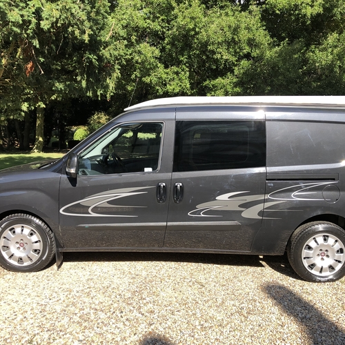 2011 (61)reg Fiat Doblo 16v SX Multijet Micro Camper Van 2 Berth - 41072 Miles