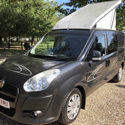 2011 (61)reg Fiat Doblo 16v SX Multijet Micro Camper Van 2 Berth - 41072 Miles