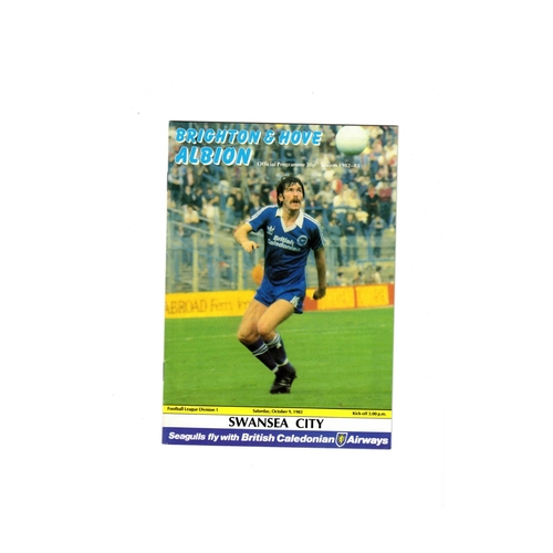 Brighton & Hove Albion Home Football Programmes