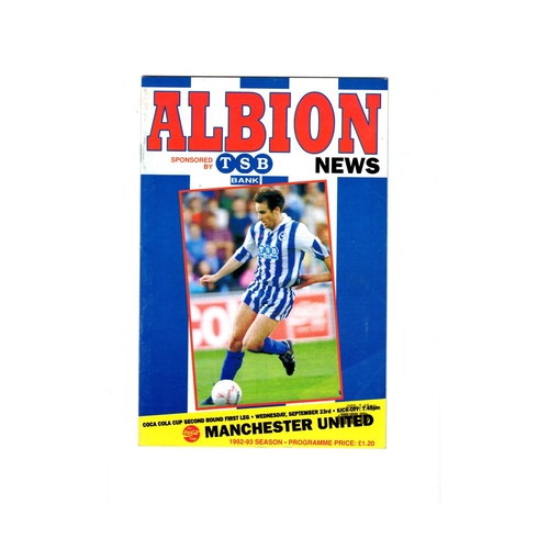 Brighton & Hove Albion Home Football Programmes