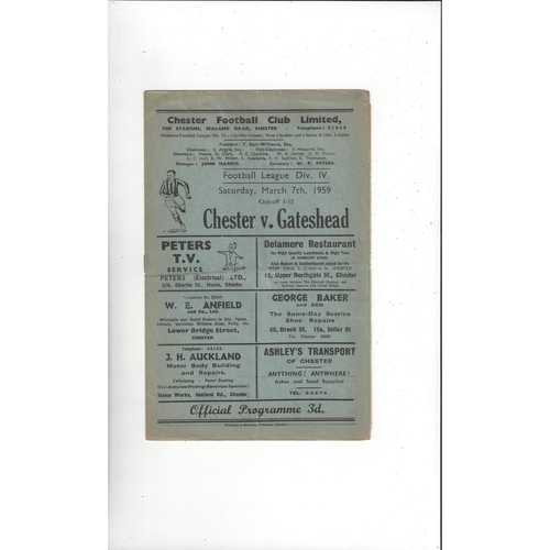 Gateshead Away Football Programmes