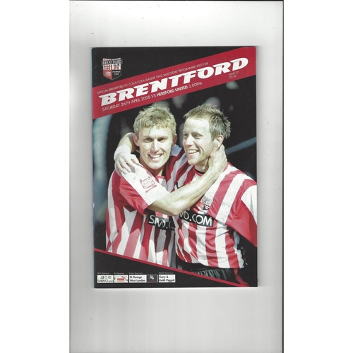 Hereford United Away Football Programmes