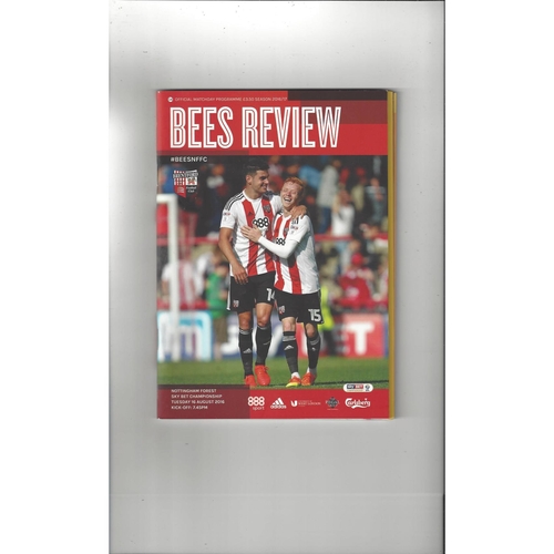 Nottingham Forest Away Football Programmes