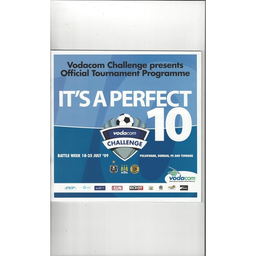 Vodacom Challenge Football Programme Manchester City, Kaiser Chiefs 2009