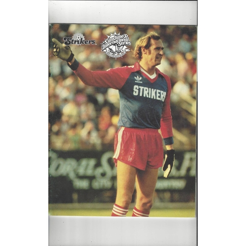 Ft Lauderdale v Manchester City Football Programme Sunshine Series 1983/84