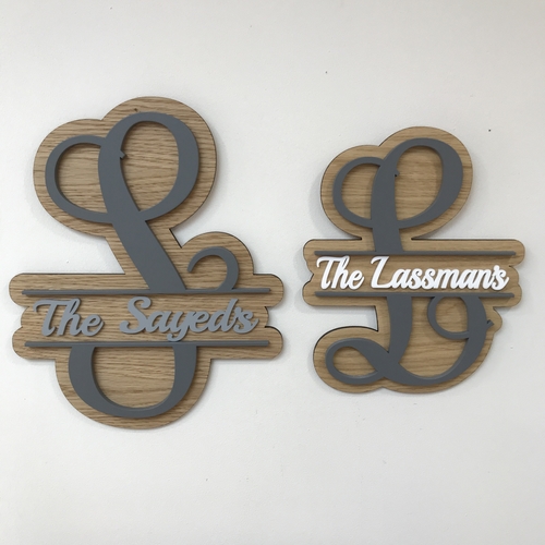 Family Name Monogram