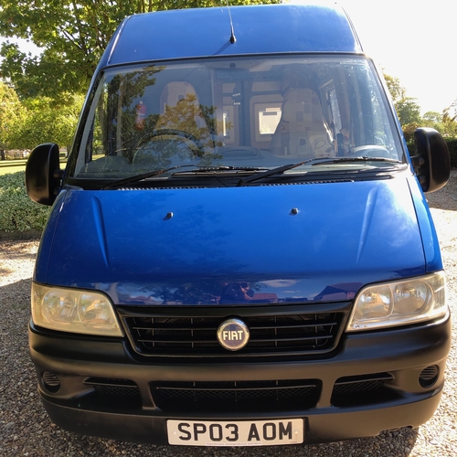 2003 Fiat Ducato 2.3 JTD LWB Camper Van 2 Berth Rear Lounge Huge Specification