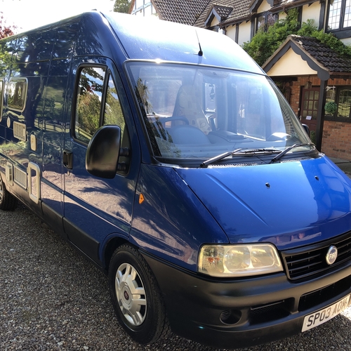 2003 Fiat Ducato 2.3 JTD LWB Camper Van 2 Berth Rear Lounge Huge Specification