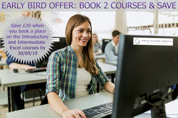 Early Bird Offer on Microsoft Excel Courses