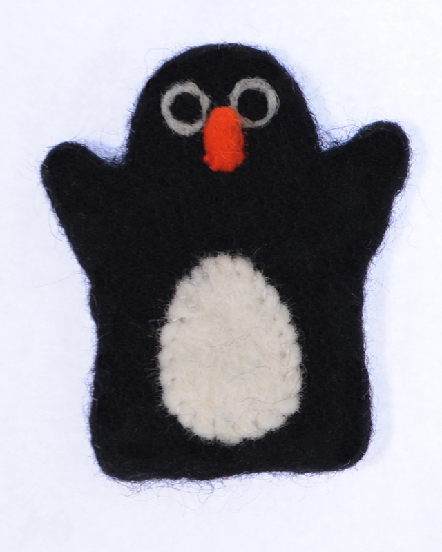 Penguin Finger Puppet