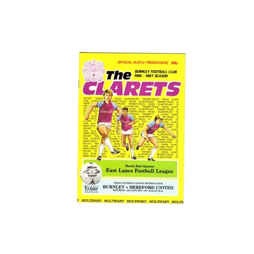 Hereford United Away Football Programmes