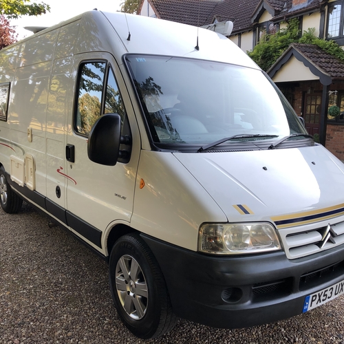 2003 (53)reg Citroen Relay TD HDi LWB Camper Van 2 Berth Bailey Specification