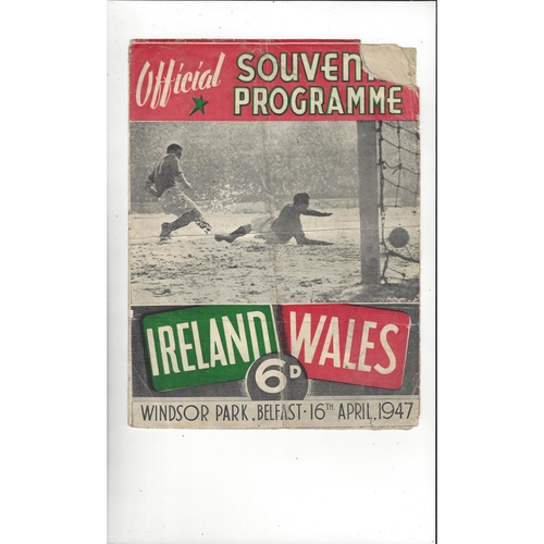 Wales Away Football Programmes