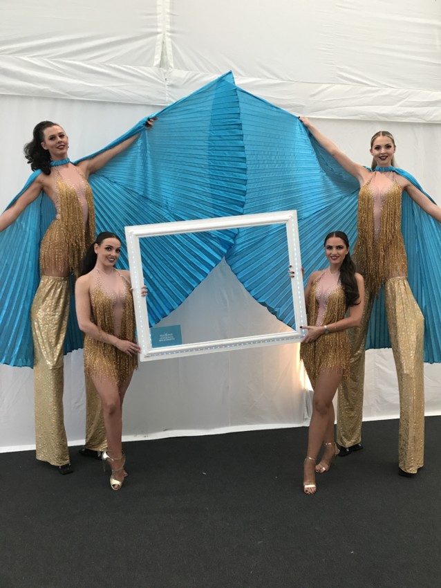 Show girl, led frame, stilt walker, GModels