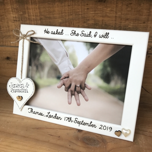 “ Marriage proposal “ photo frame