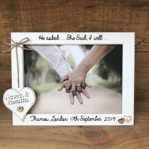 “ Marriage proposal “ photo frame