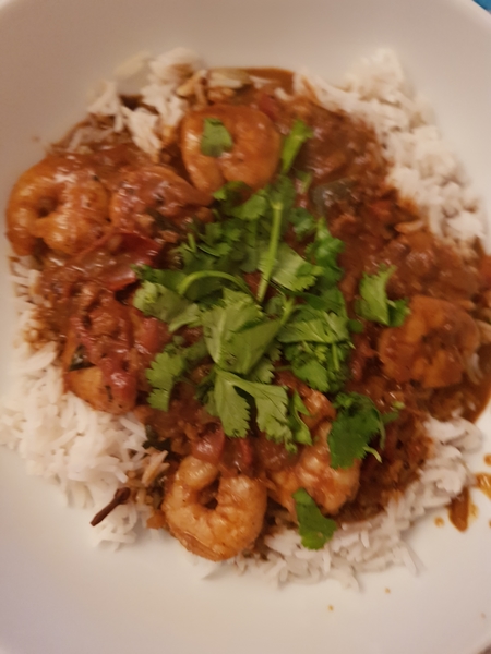Goan prawn curry